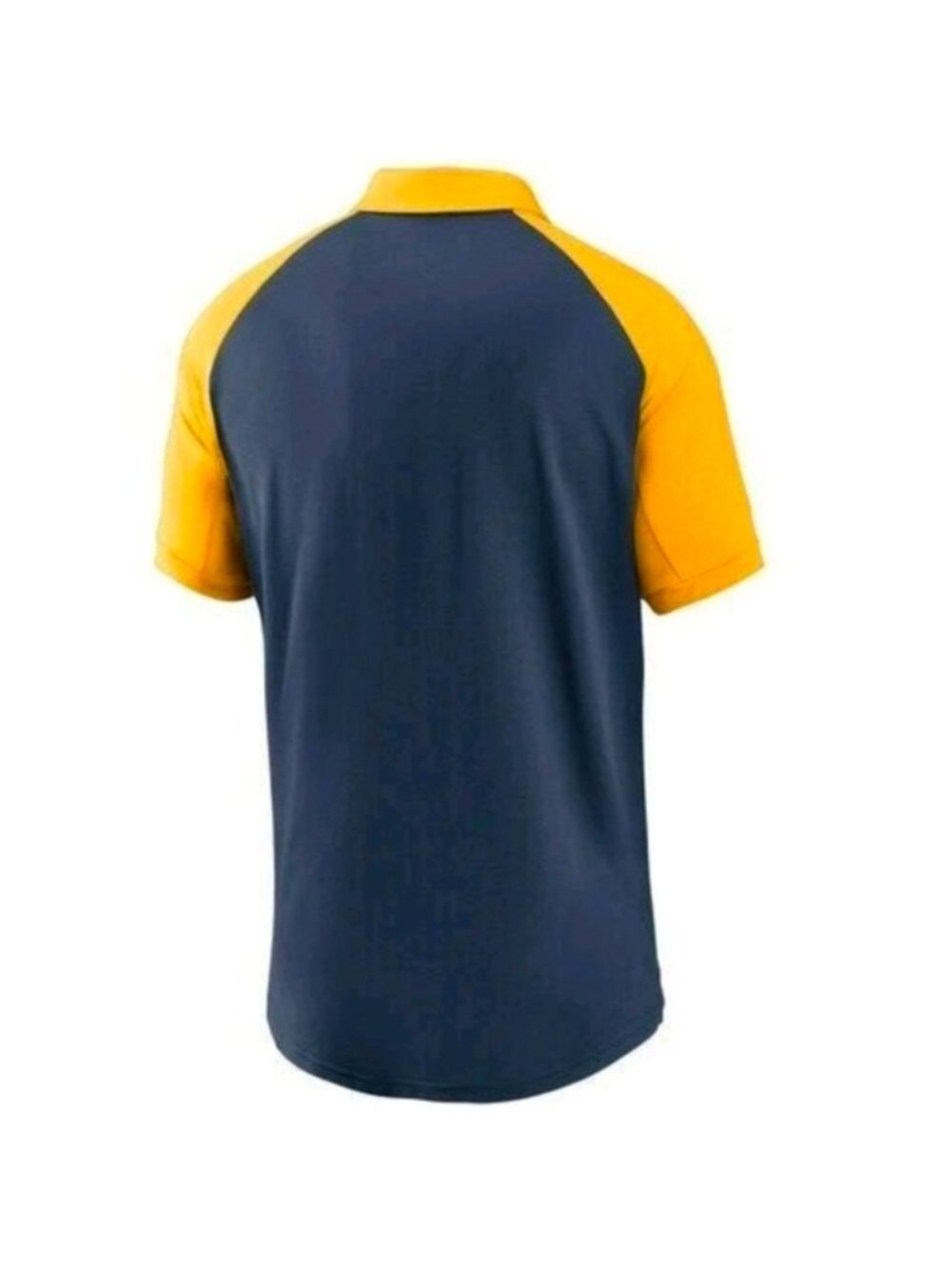 Nike MLB Milwaukee Brewers Blue and Yellow Golf Polo Men Large NWT 072026 - Picture 3 of 9